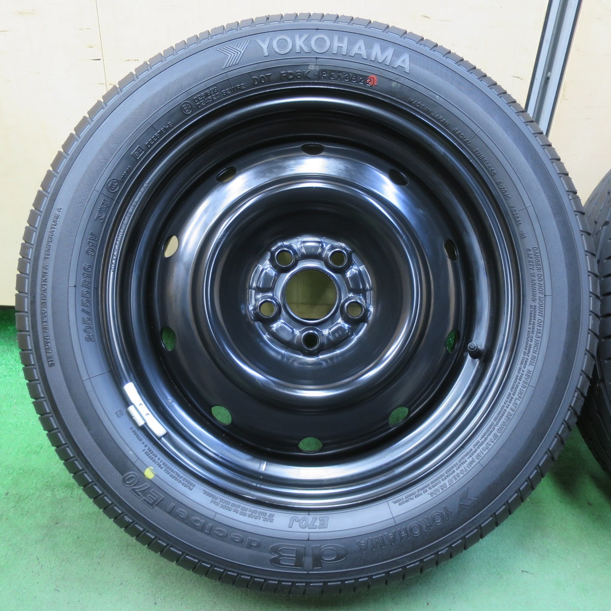 新車外し!22年★トヨタ GR86 ZN8 RC 純正 スチール 205/55R16 ヨコハマ dBデシベル E70 E70J 16インチ PCD100/5H★5072502イノ
