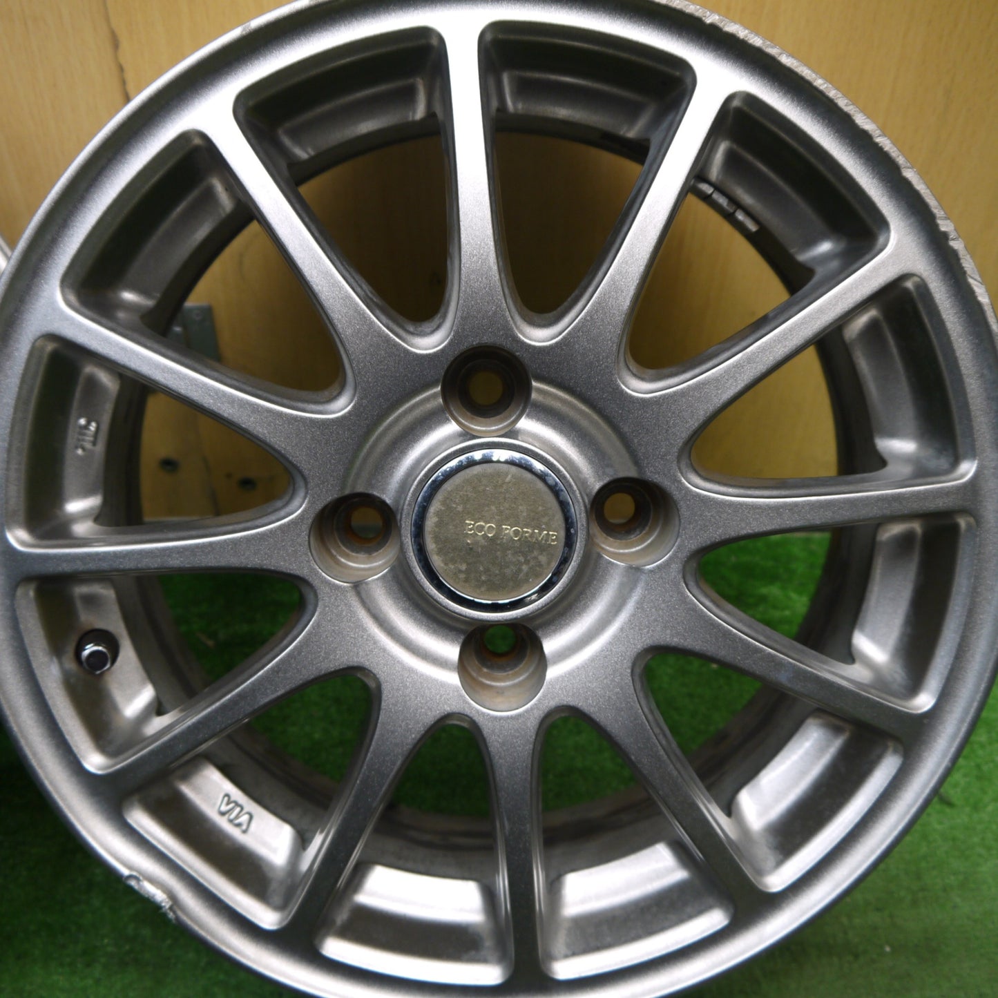 4本価格★ECO FORME SE-12 エコフォルム 14インチ ホイール 14×5.5J PCD100/4H★5063006Hホ