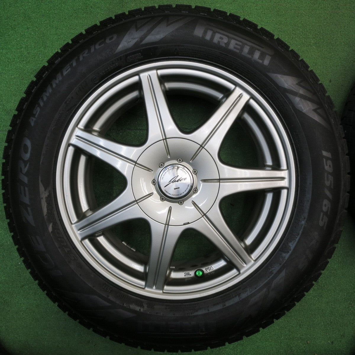 4本価格!22年★スタッドレス 195/65R15 ピレリ アイスゼロ アシンメトリコ JOKER ジョーカー 15インチ PCD100 114.3/5H マルチ★5042202NJス