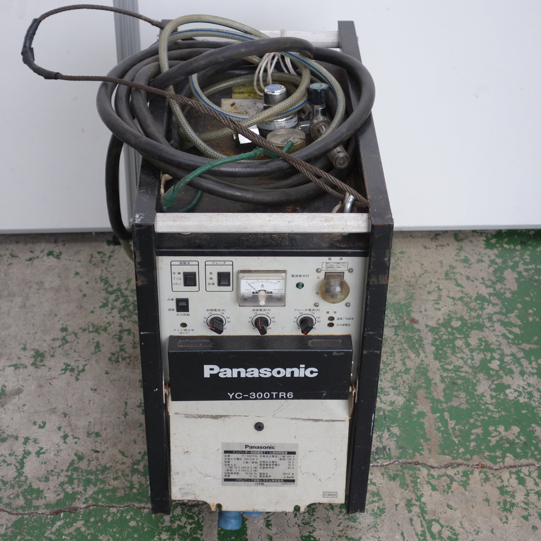 【引取限定】パナソニック Panasonic YC-300TR6 インバーター制御 直流TIG溶接機 中古品 200V【下関店】 Pnasonic インバータ制御 直流TIG溶接機 YC-300TR6 - 溶接用品プロ