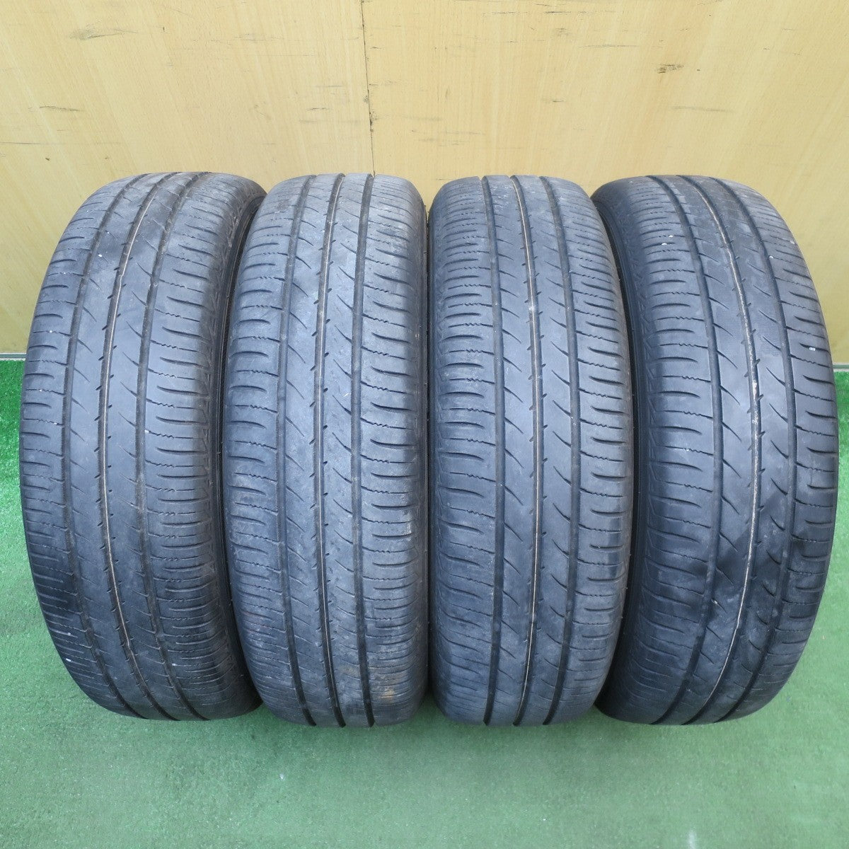 4本価格!23年★ダイハツ ムーヴ タント 等 純正 155/65R14 トーヨー ナノエナジー3 14インチ PCD100/4H★6032601NJノ