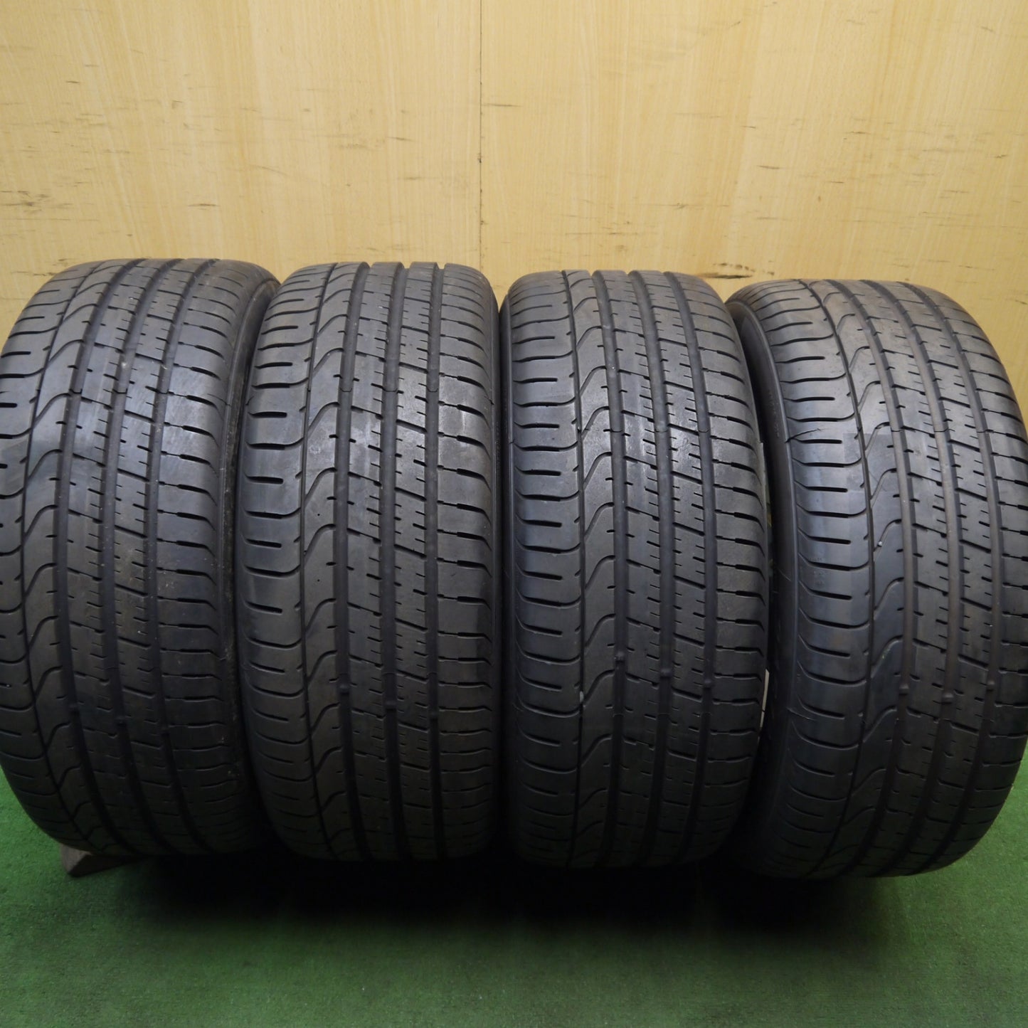 バリ溝!21年!キレイ!9.5分★アウディ A6 4G 純正 245/45R18 ピレリ PZERO TM Pゼロ 18インチ PCD112/5H★5072808Hノ