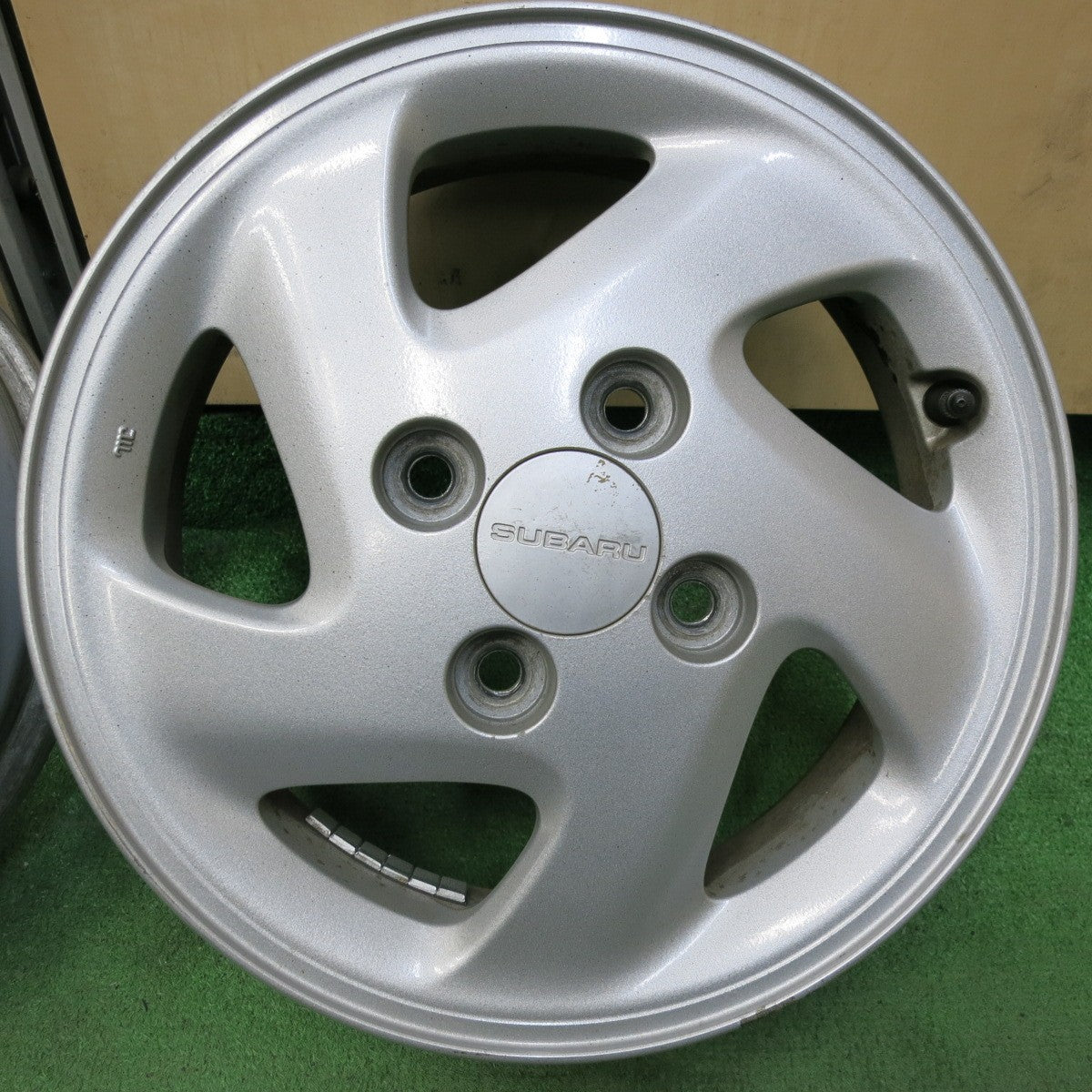 4本価格★スバル プレオ 純正 ホイール 13インチ 13×4.00B PCD100/4H★5042318SYホ
