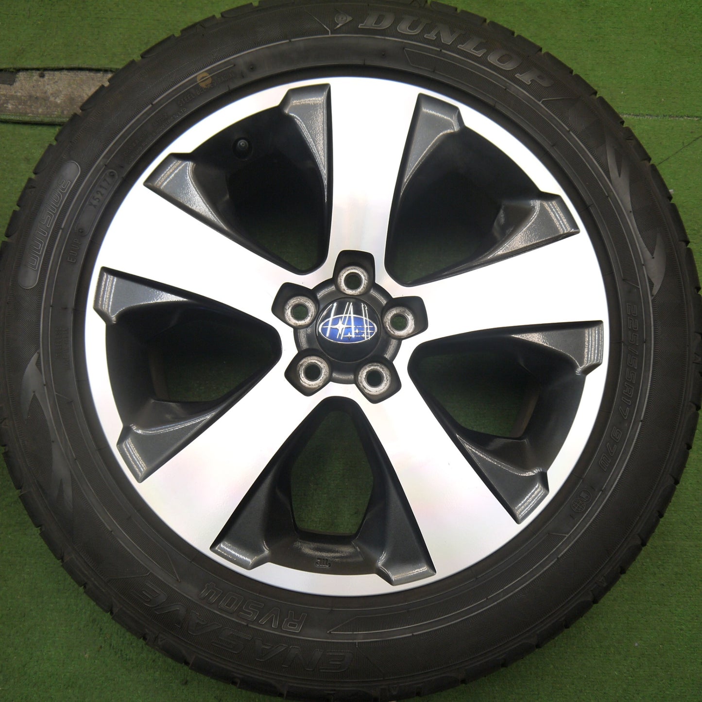 キレイ★スバル XV 純正 225/55R17 ヨコハマ ブルーアース E70 E70JZ ダンロップ エナセーブ RV504 17インチ PCD100/5H★5061305Hノ