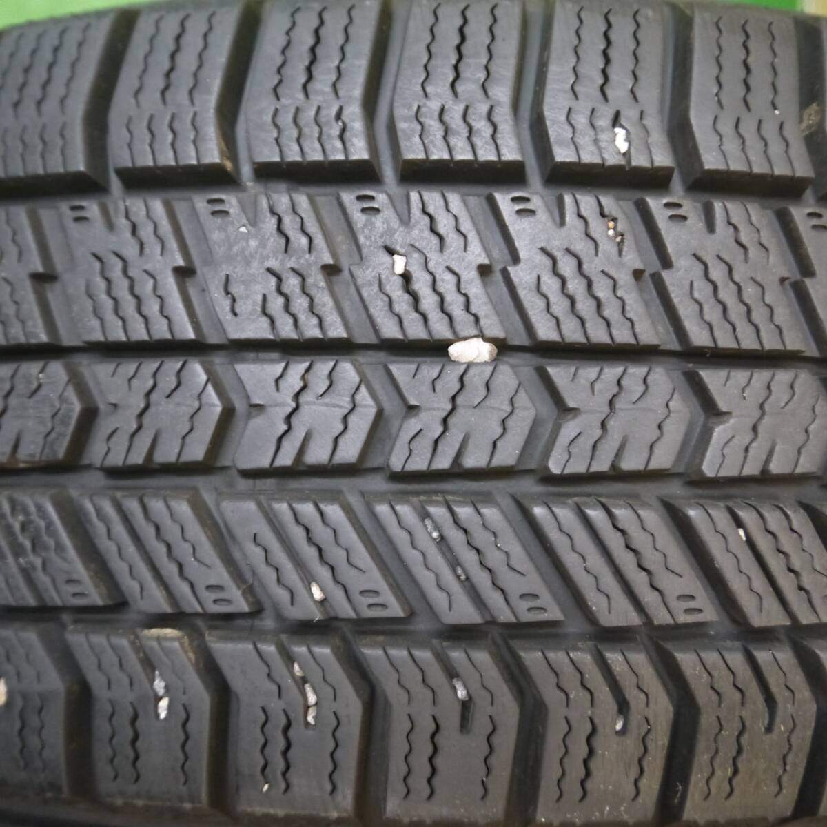 バリ溝!23年!キレイ!9分★SMACK レジーナ ENKEI AME 共豊 175/65R15 スタッドレス グッドイヤー アイスナビ7 スマック PCD100/4H★4112501Hス