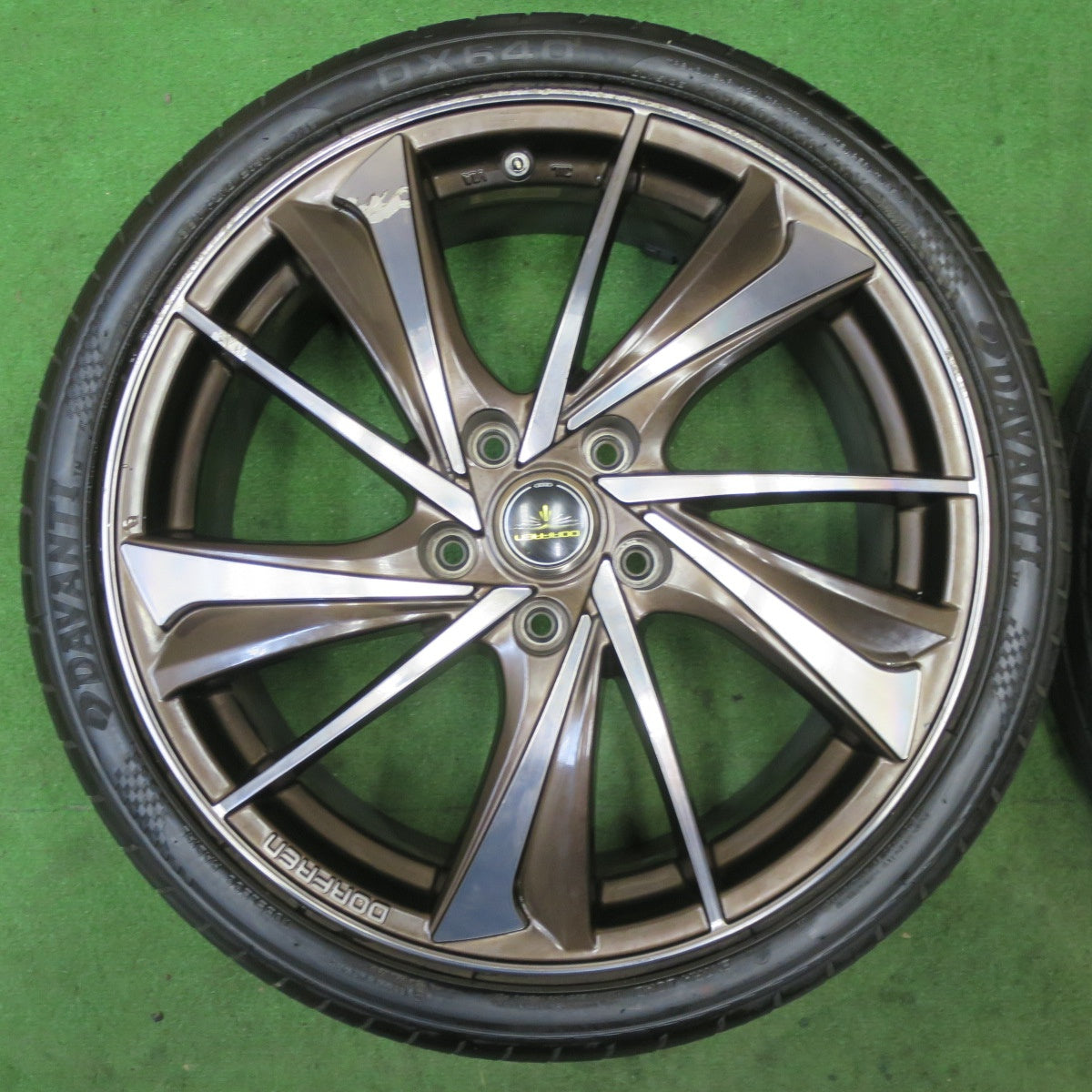 バリ溝!21年!8.5分★215/40R18 ダヴァンティ DX640 DORFREN LFM606 ドルフレン 18インチ PCD114.3/5H★5090701TTノ