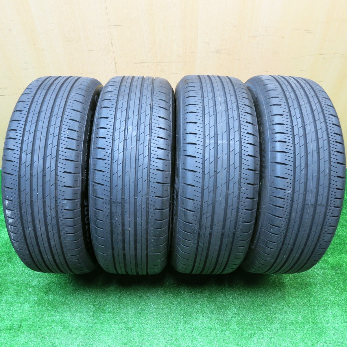 バリ溝!25年!キレイ!9.5分★RAYS TEAM DAYTONA F6 DRIVE 225/55R18 ブリヂストン アレンザ H/L 33 レイズ チーム デイトナ ドライブ 18インチ PCD114.3/5H★5101203HAノ