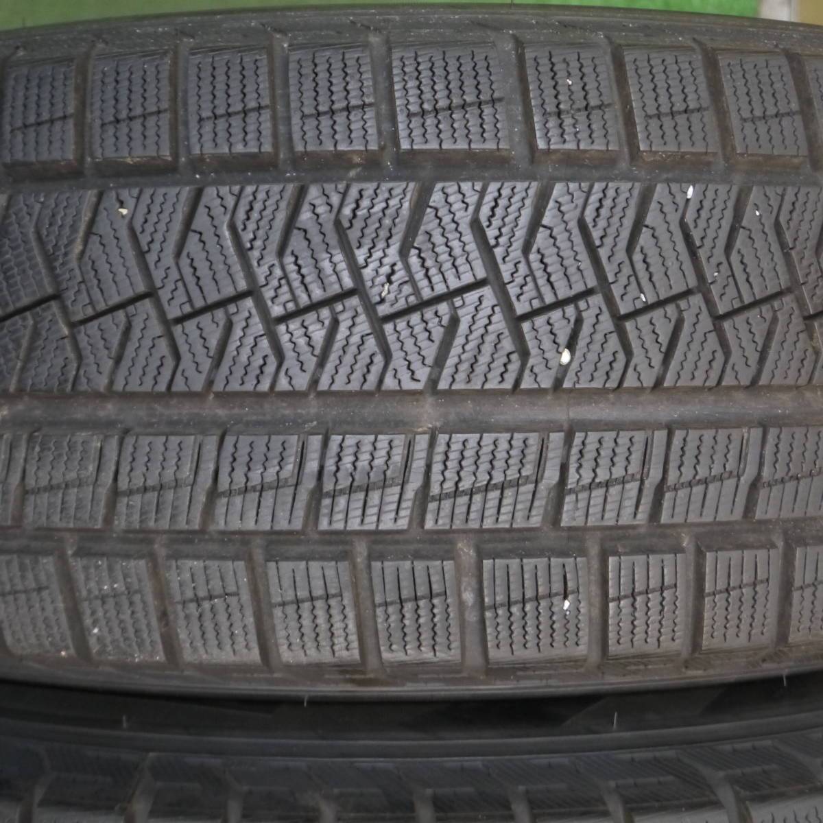 バリ溝!20年!9.5分★スタッドレス 225/65R17 ピレリ アイスアシンメトリコ プラス MWⅡ 17インチ PCD114.3/5H★4012702クス