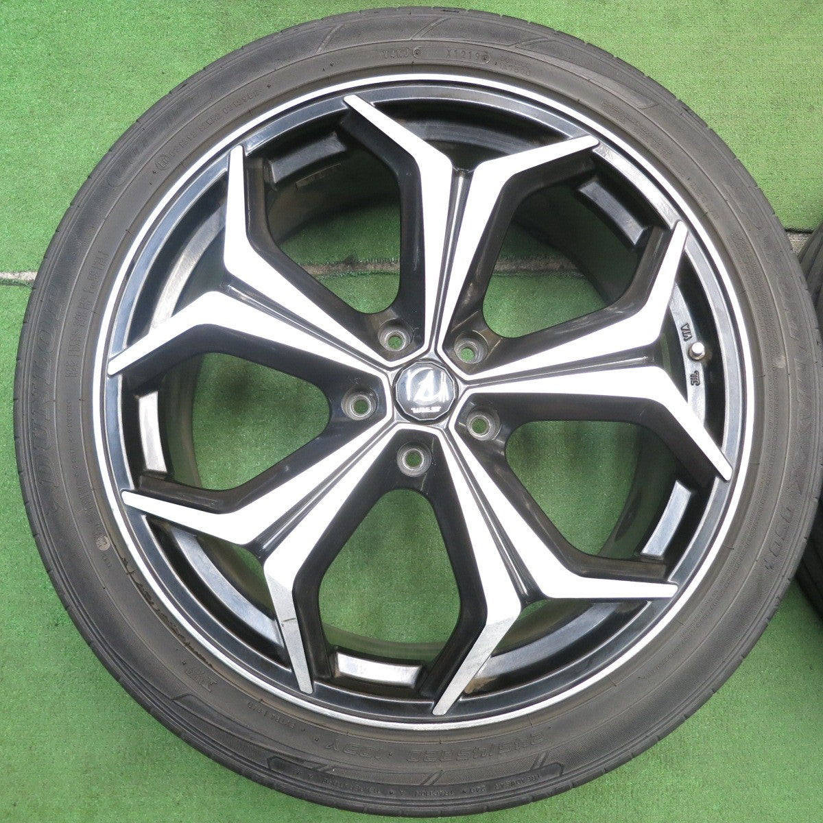 4本価格★WREST WS-7 245/45R20 ダンロップ SPスポーツマックス 050+ 20インチ ヴァレスト PCD114.3/5H★5062705AKノ