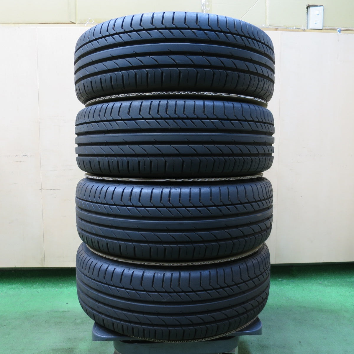 新車外し!24年★スズキ ZC33S スイフト スポーツ 純正 195/45R17 コンチネンタル コンチスポーツ コンタクト5 17インチ PCD114.3/5H★5041006イノ