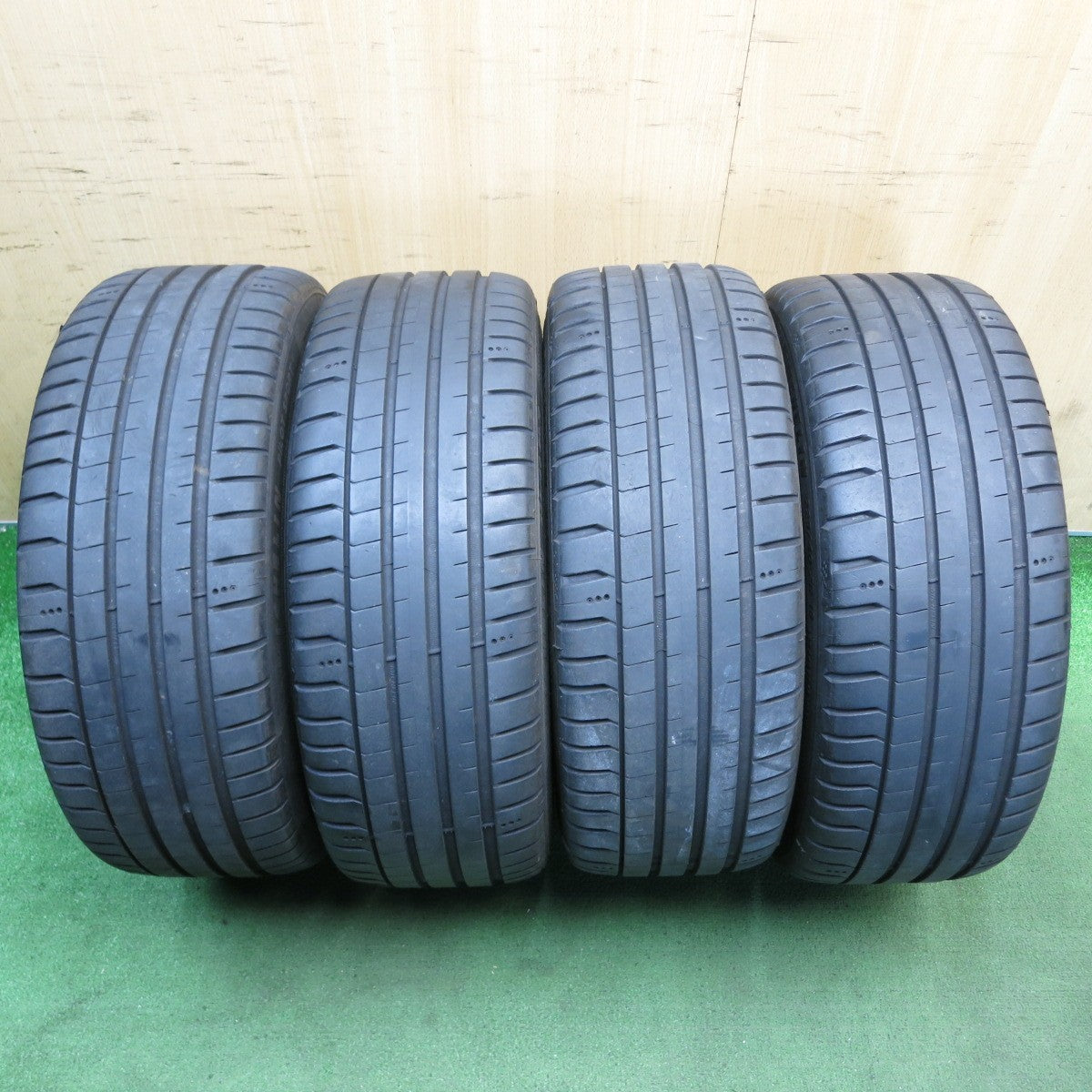 バリ溝!23年!8.5分◎ワーゲン ゴルフ7 ヴァリアント 純正 225/40R18 ミシュラン パイロットスポーツ5 18インチ PCD112/5H◎6090502KKノ