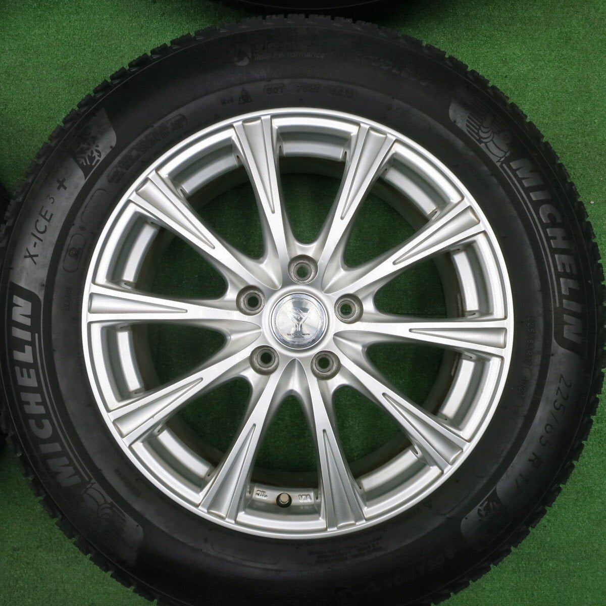 キレイ★スタッドレス 225/65R17 ミシュラン X-ICE3+ STAYER ステイヤー 17インチ PCD114.3/5H★4111907TNス