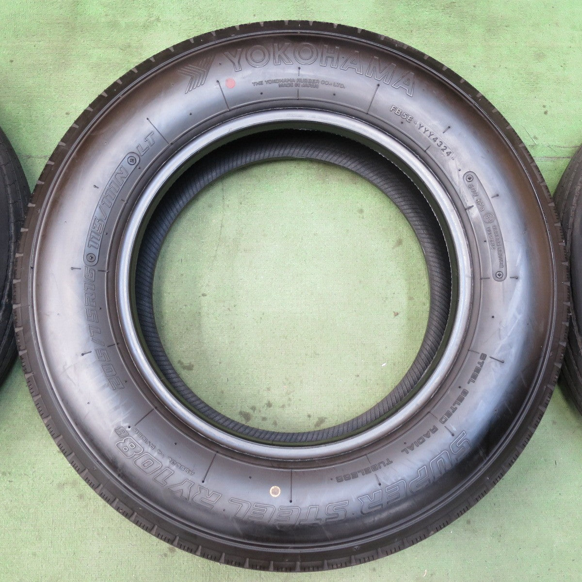 新車外し!24年!6本★トラック タイヤ 205/75R16 113/111N ヨコハマ SUPER STEEL RY108B 16インチ★5090602イノタ
