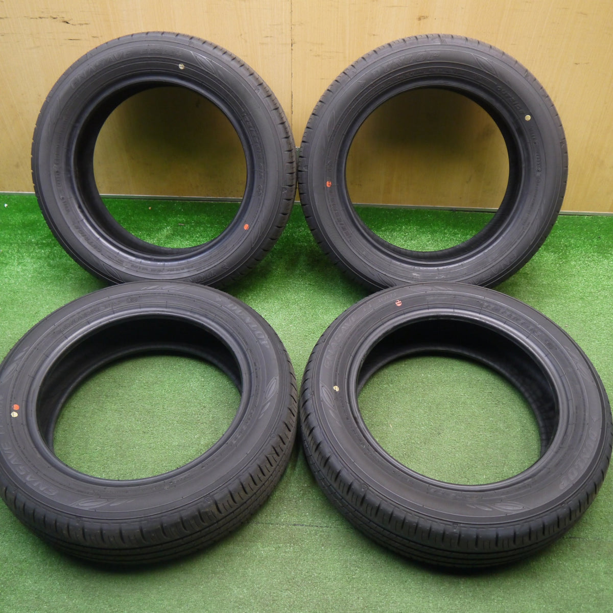 新車外し!25年★165/65R15 ダンロップ エナセーブ EC300+ タイヤ 15インチ タフト ソリオ デリカ D:2 等★5121908Hノタ