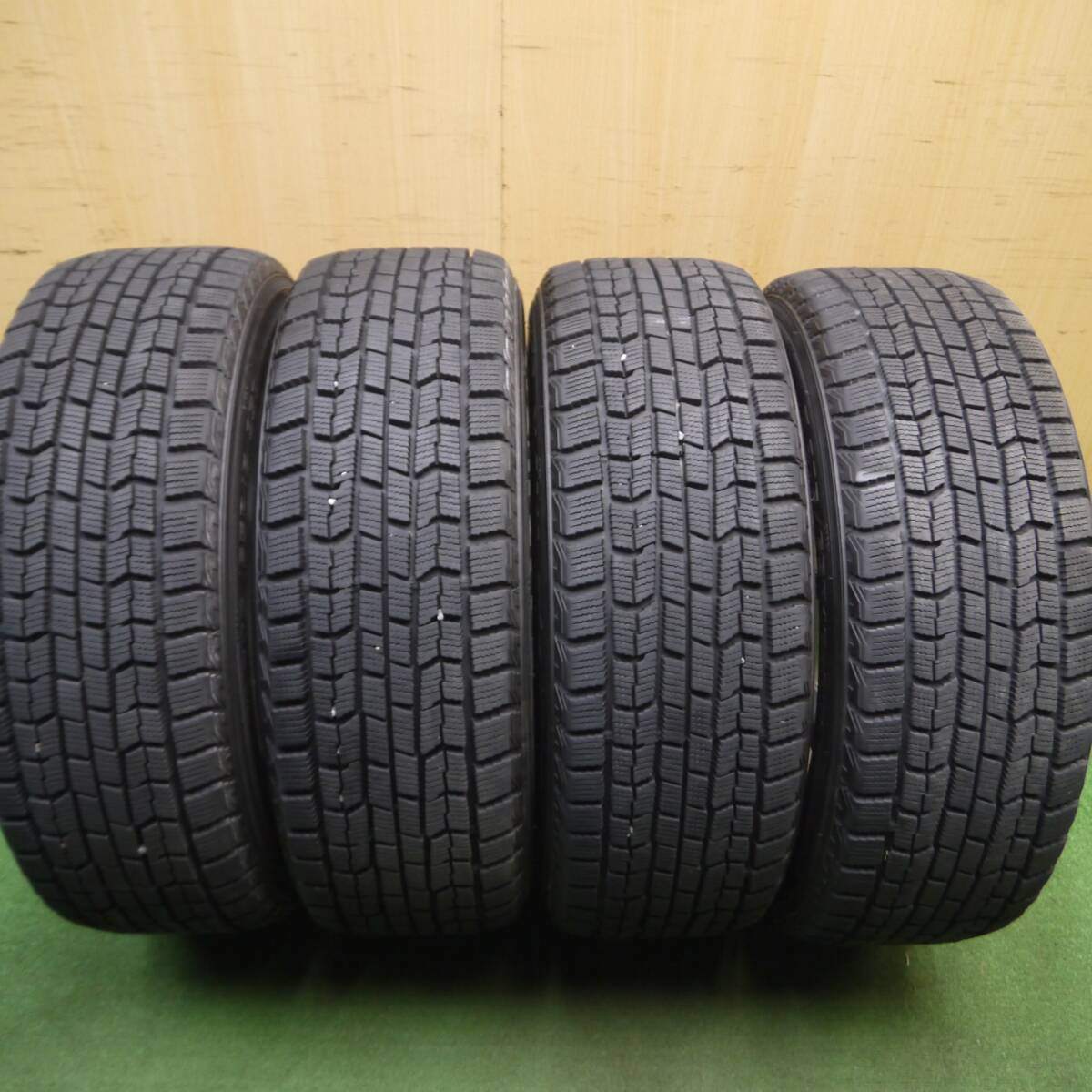 バリ溝!キレイ!9.5分★スタッドレス 205/65R16 グッドイヤー アイスナビ ZEA GMach 16インチ PCD114.3/5H★5030403Hス