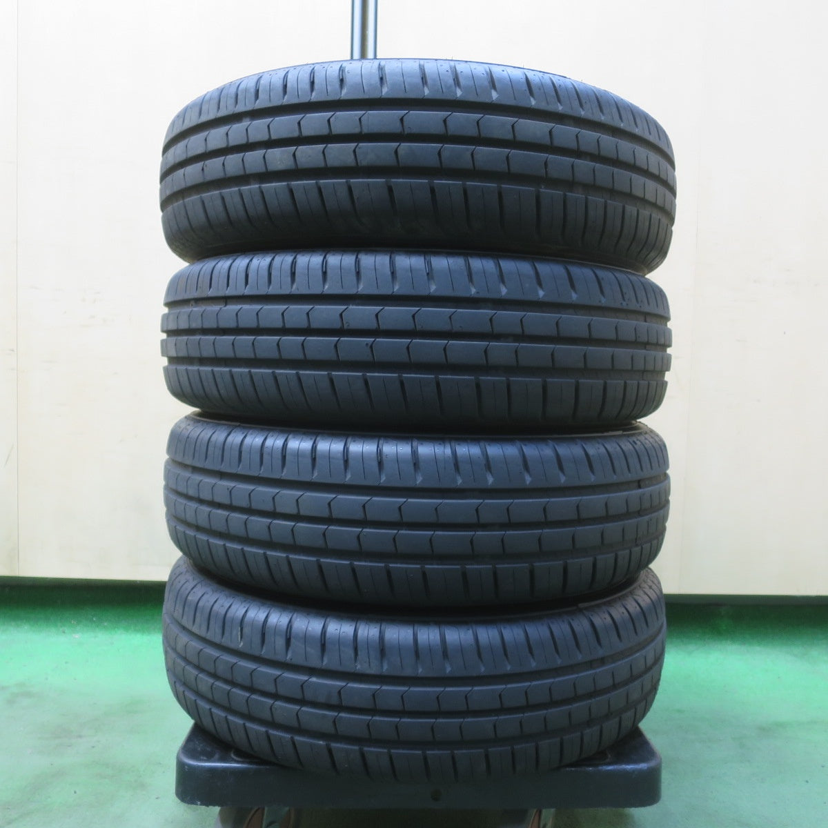 ほぼ未使用!25年!美品★Gyraft 8S 155/65R14 リンロン COMFORT MASTER グラフト コンフォート マスター 14インチ PCD100/4H★6040407イノ