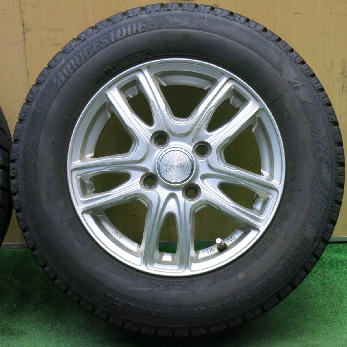 4本価格!21年★スタッドレス 145/80R13 ブリヂストン アイスパートナー2 HAYANO ハヤノ 13インチ PCD100/4H★5050409NJス