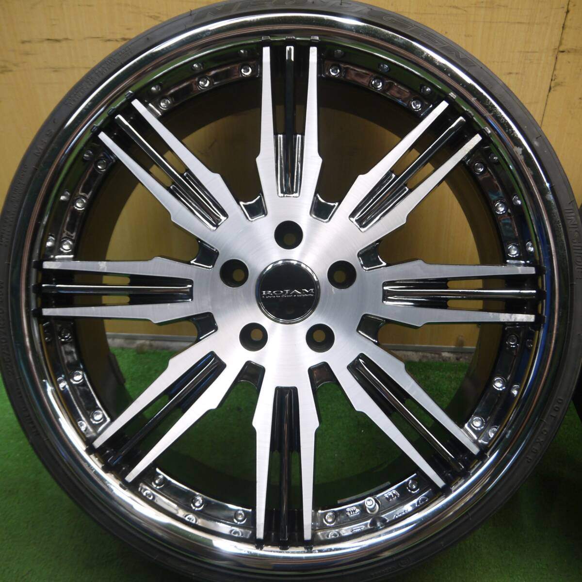 2本価格★ROJAM 225/30R20 デリンテ サンダー D7 ニットー NEO テク GEN ロジャム 20インチ PCD114.3/5H★4040107Hノ