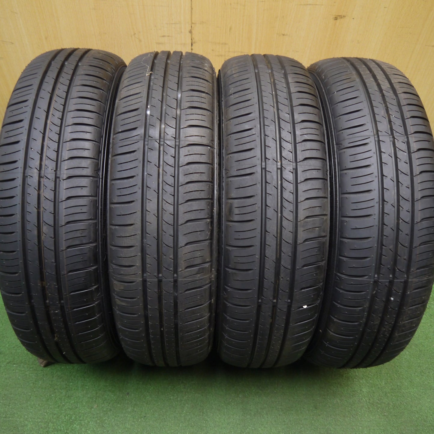 新車外し!24年★スズキ ハスラー 純正 スチール 165/60R15 ダンロップ エナセーブ EC300+ 15インチ PCD100/4H★6022402Hノ