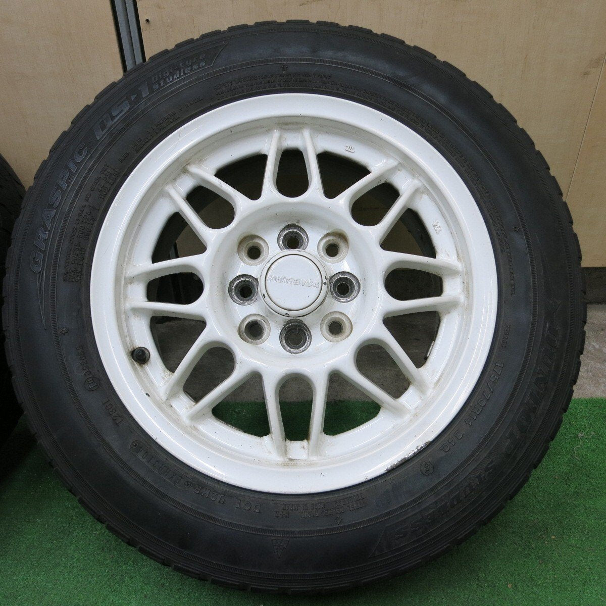 4本価格★POTENZA 175/70R14 ダンロップ グラスピック DS-1 14インチ ポテンザ PCD100 114.3/4H マルチ★4061806ナノ