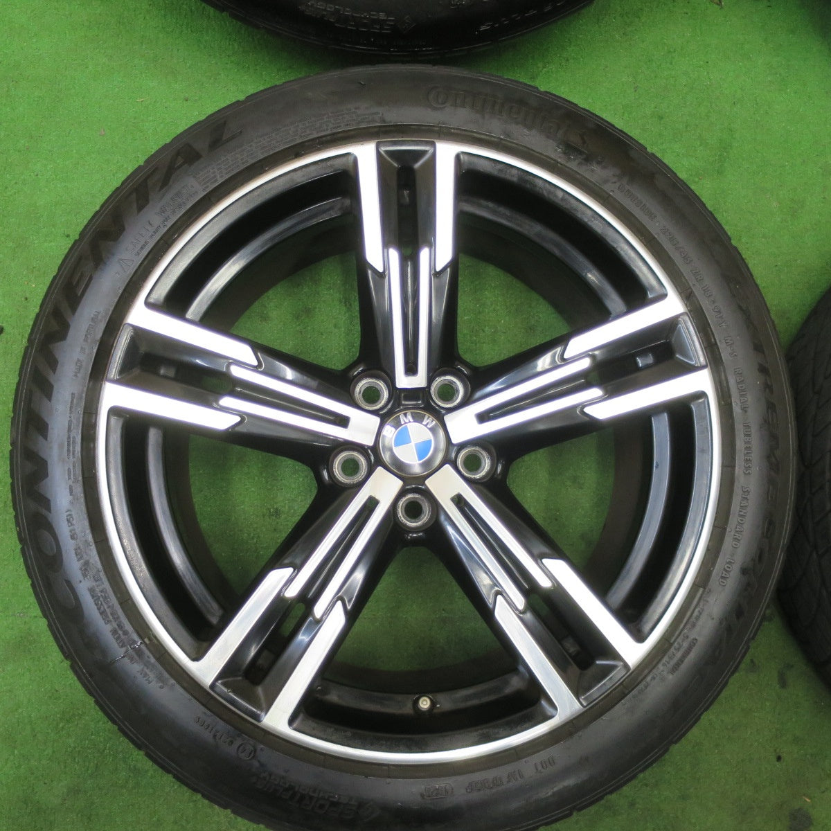 バリ溝!24年!8.5分★BMW G20 G21 3シリーズ 純正 225/45R18 255/40R18 コンチネンタル エクストリームコンタクト DWS06 プラス 18インチ PCD112/5H★5090405TTノ