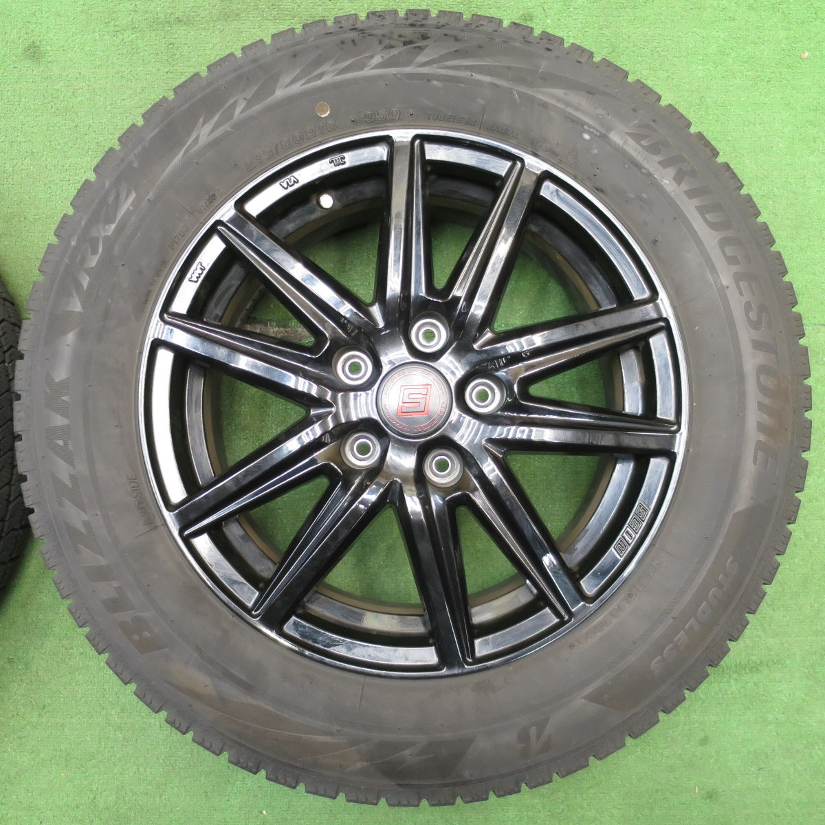 バリ溝!21年!キレイ!8.5分★スタッドレス 215/60R16 ブリヂストン ブリザック VRX2 SEIN ザイン 16インチ PCD114.3/5H★5053002NJス