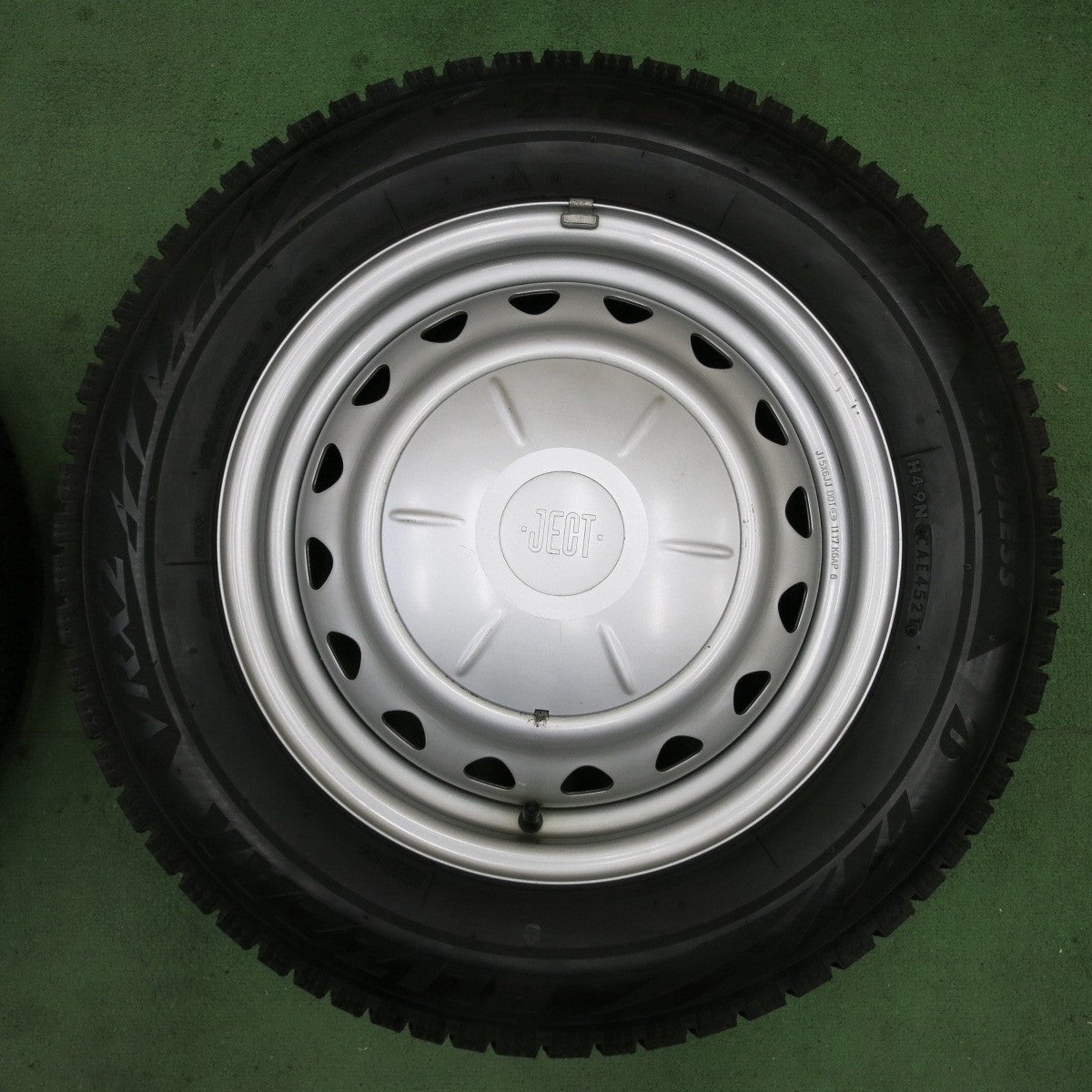 バリ溝!21年!9.5分★スタッドレス 195/65R15 ブリヂストン ブリザック VRX2 ・JECT・ スチール 15インチ PCD100 114.3/5H マルチ★5042803TTス