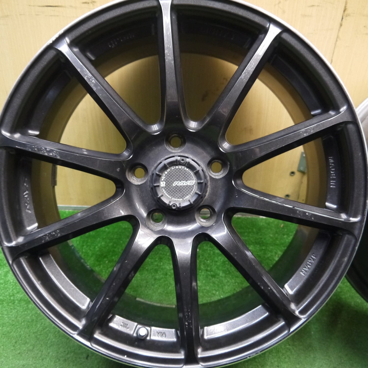4本価格★RAYS GL-57TRANSCEND gram LIGHTS レイズ グラムライツ トランセンド 18インチ ホイール 18×7.5J PCD114.3/5H★5052704Hホ