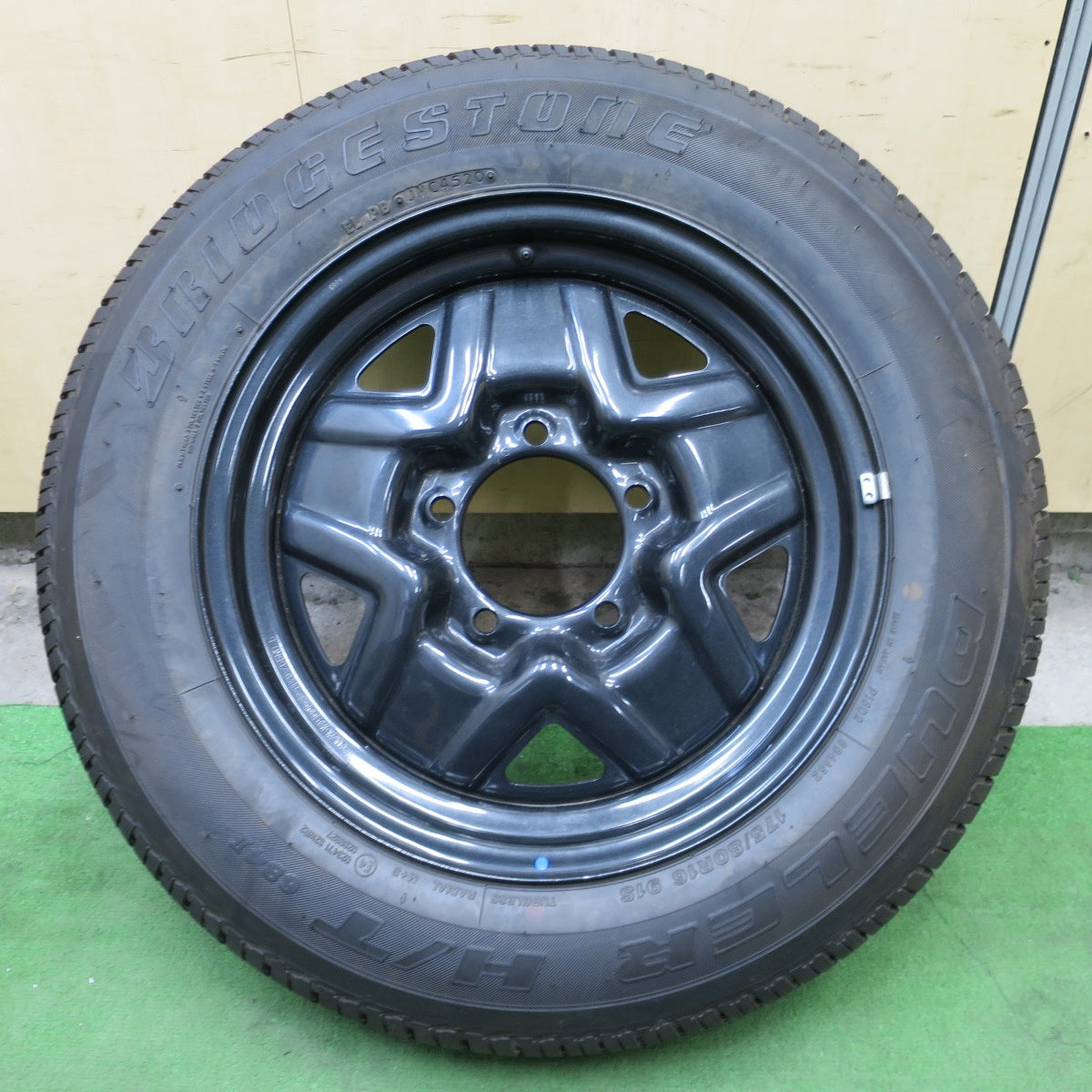未使用!1本◎スズキ JB64 ジムニー 純正 スチール 175/80R16 ブリヂストン デューラー H/T 684Ⅱ DUELER 16インチ PCD139.7/5H◎6100602ナノ
