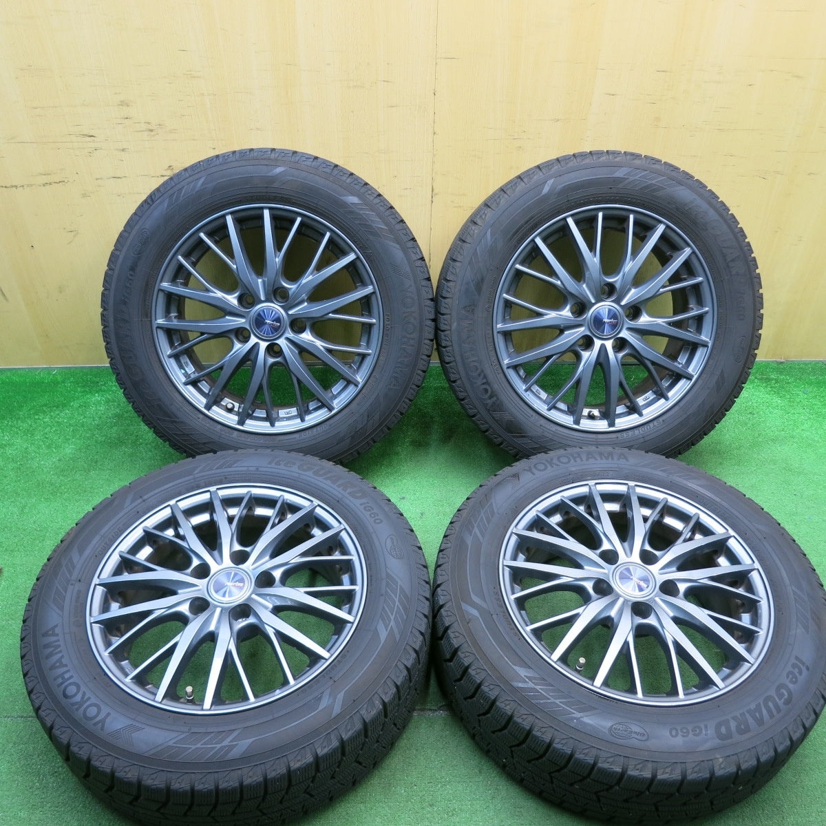 バリ溝！22年！キレイ！9分☆スタッドレス 205/60R16 ヨコハマ アイス 