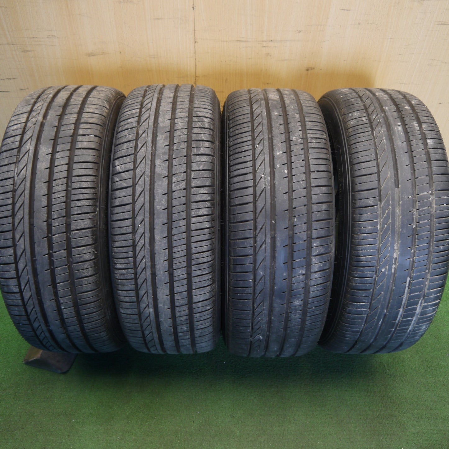 バリ溝!9.5分★トヨタ ヴィッツ G's 純正 205/45R17 グッドイヤー EfficientGrip Comfort 17インチ PCD100/4H★6022801HAノ