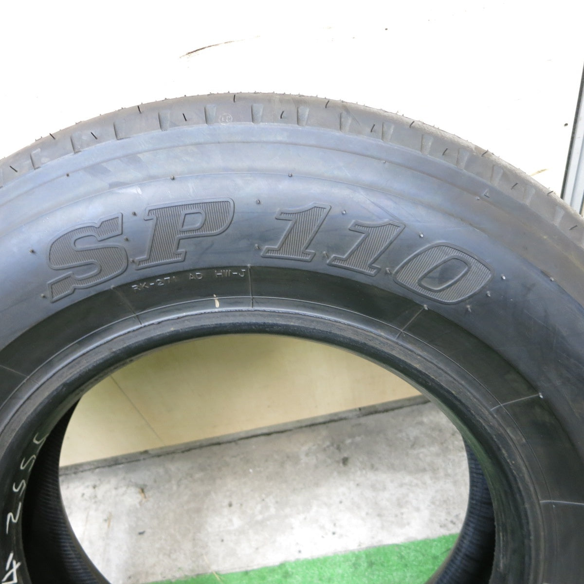 新車外し!25年!1本★トラック タイヤ 225/80R17.5 123/122L ダンロップ SP110 17.5インチ★6010503ナノタ