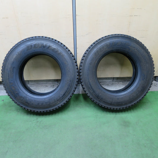 バリ溝!23年!9分!2本◎トラック タイヤ 225/80R17.5 123/122L スタッドレス ダンロップ デクテス SP001 DECTES 17.5インチ◎6100604NGスタ