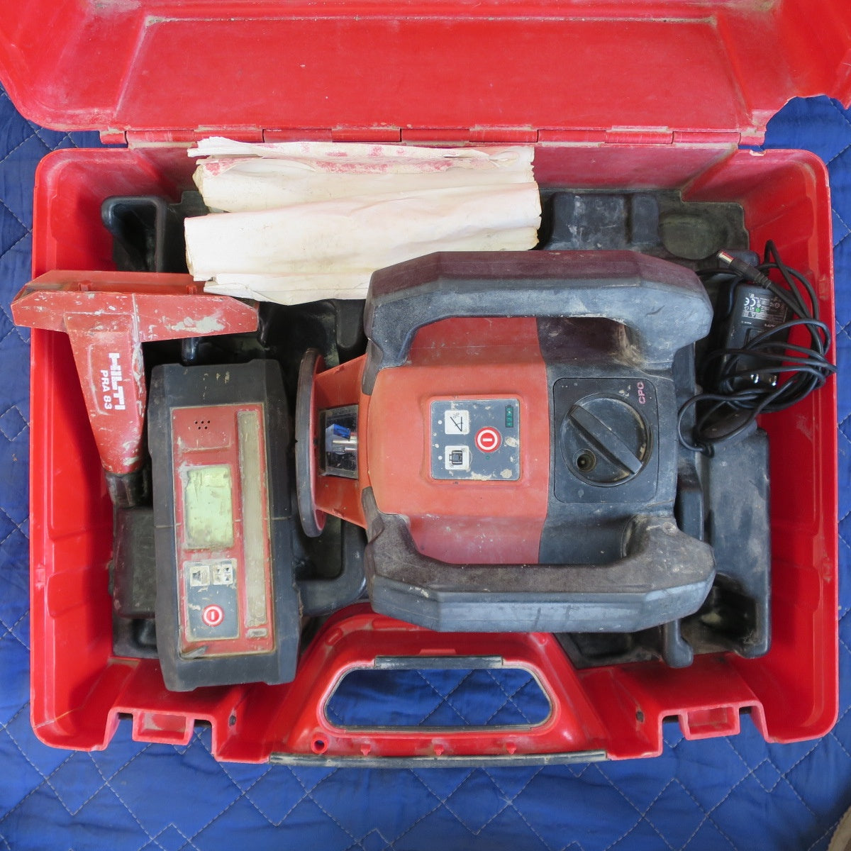 送料無料] ☆HILTI ヒルティ 屋外用 回転 レーザー レベル PR2-HS 現状 