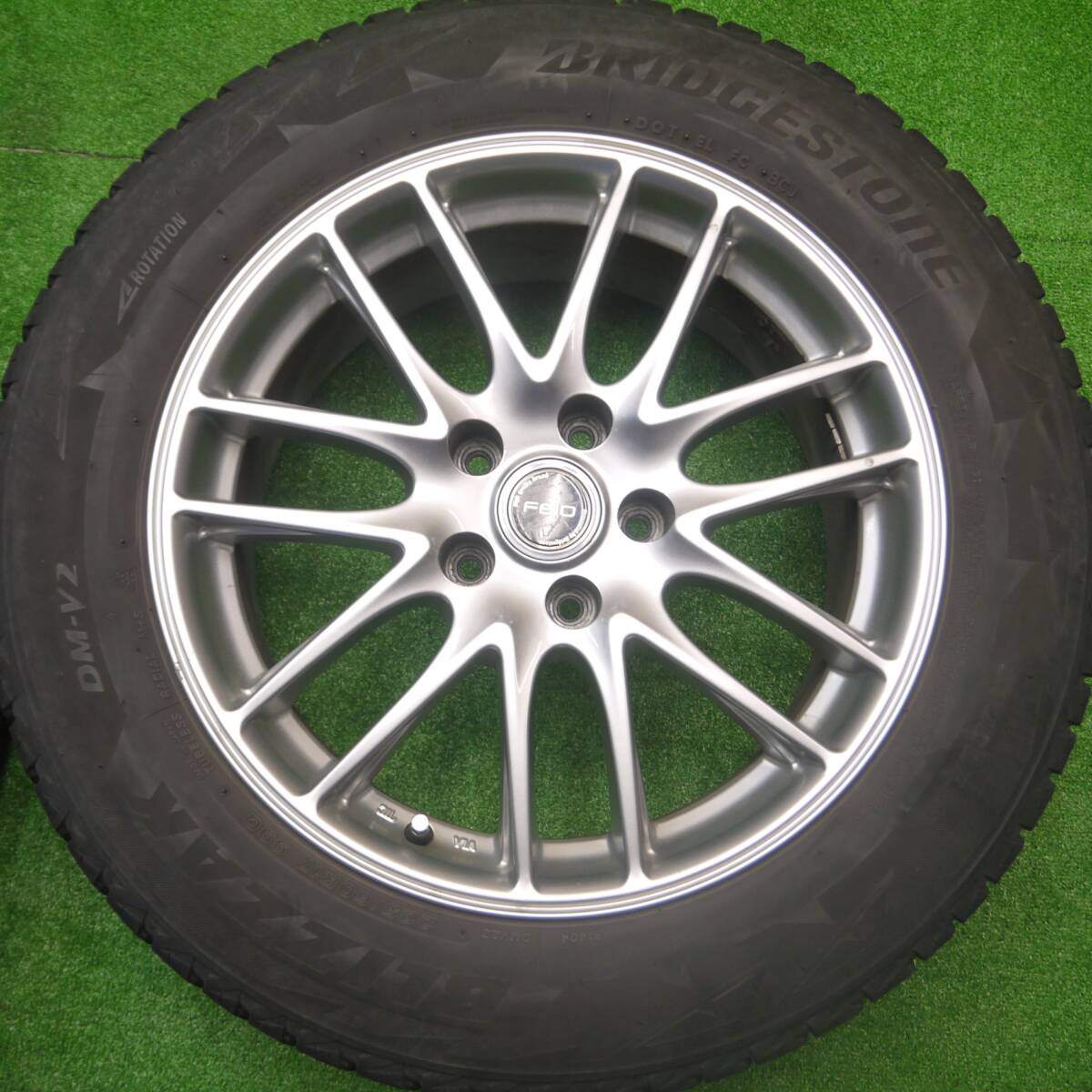 4本価格★スタッドレス 225/60R17 ブリヂストン ブリザック DM-V2 FEID 17インチ PCD114.3/5H★4082301Hス