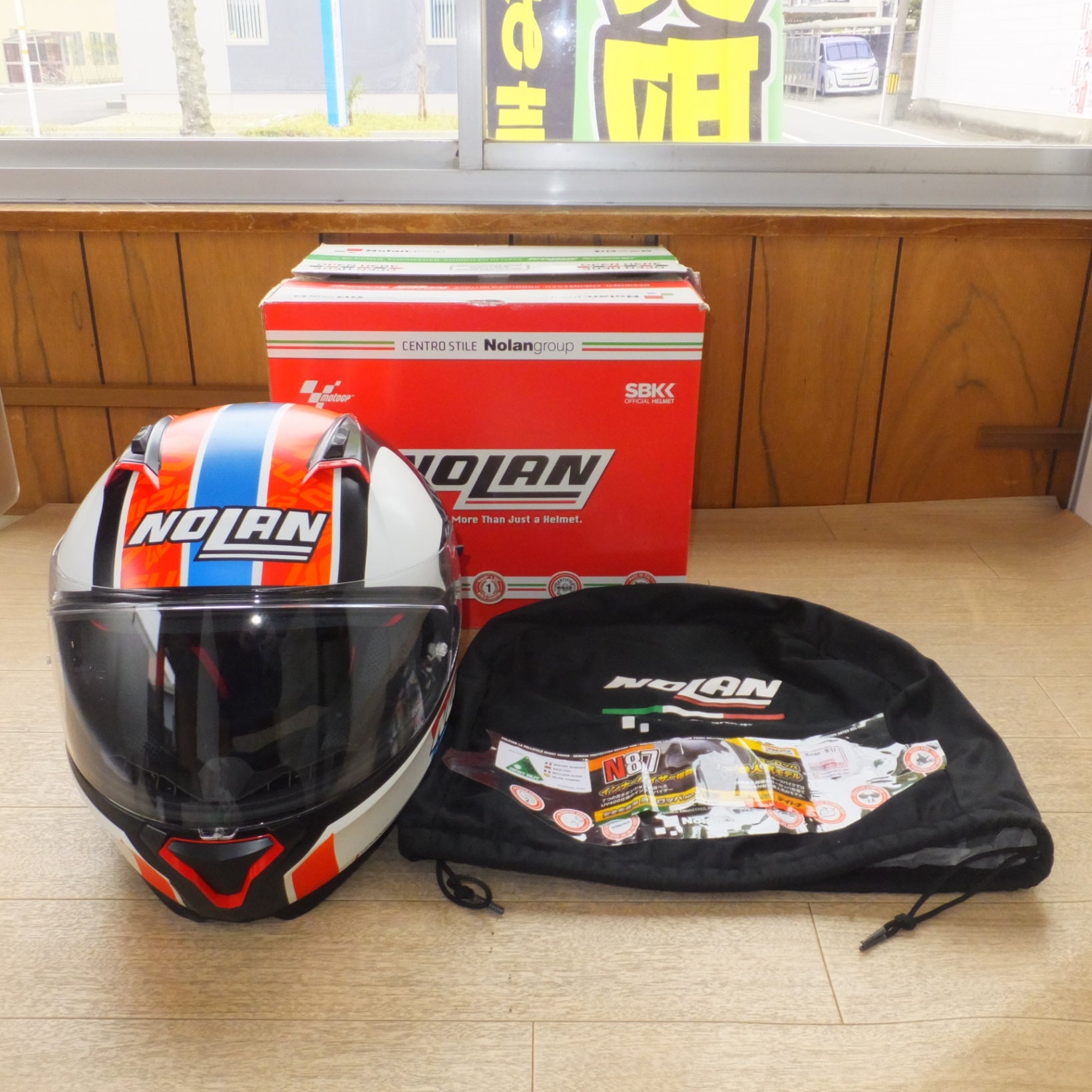 送料無料] 美品☆ノーラン NOLAN ヘルメット N87 ジェミニレプリカ