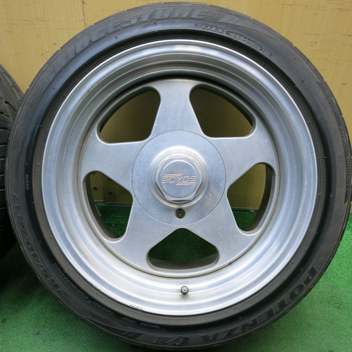 4本価格★BOYDS cast ターボテック 245/45R17 265/40R17 ブリヂストン PZ-1 G3 ボイド キャスト 17インチ PCD114.3 127/5H マルチ★5052505HAノ