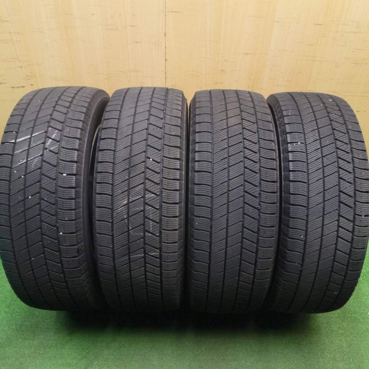 バリ溝!21年!キレイ!9.5分★アウディ A3 8V 純正 205/55R16 スタッドレス ブリヂストン ブリザック VRX3 16インチ PCD112/5H★4122303Hス