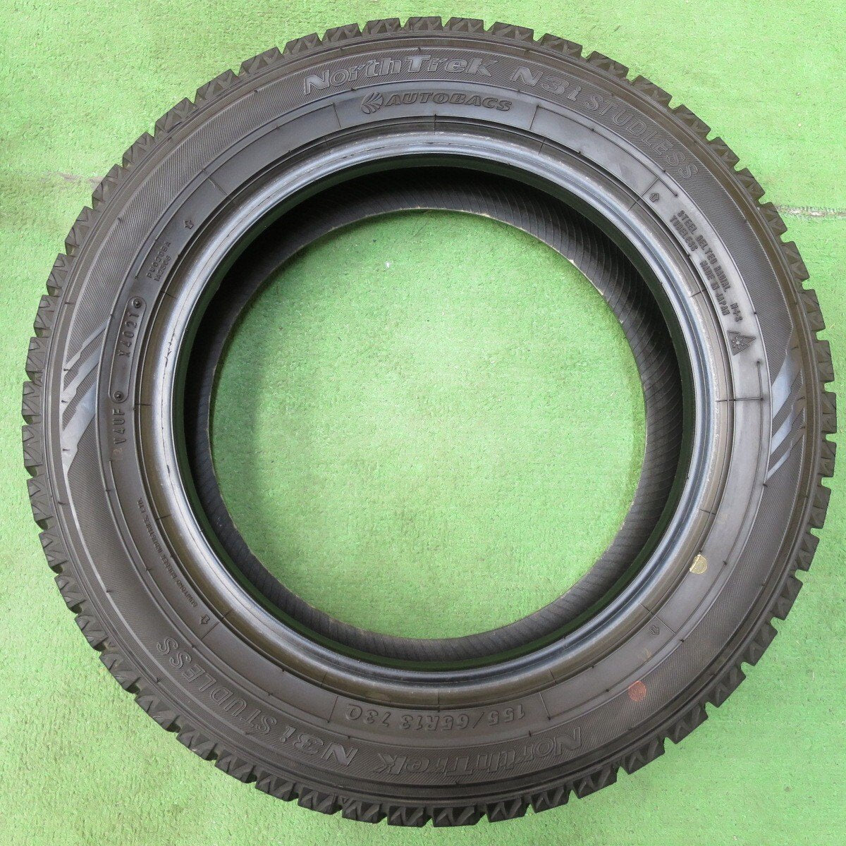 超バリ溝!21年!ほぼ10分★スタッドレス 155/65R13 オートバックス ノーストレック N3i タイヤ 13インチ ライフ オッティ モコ ルークス アルト ワゴンR ムーブ 等★5011507イスタ