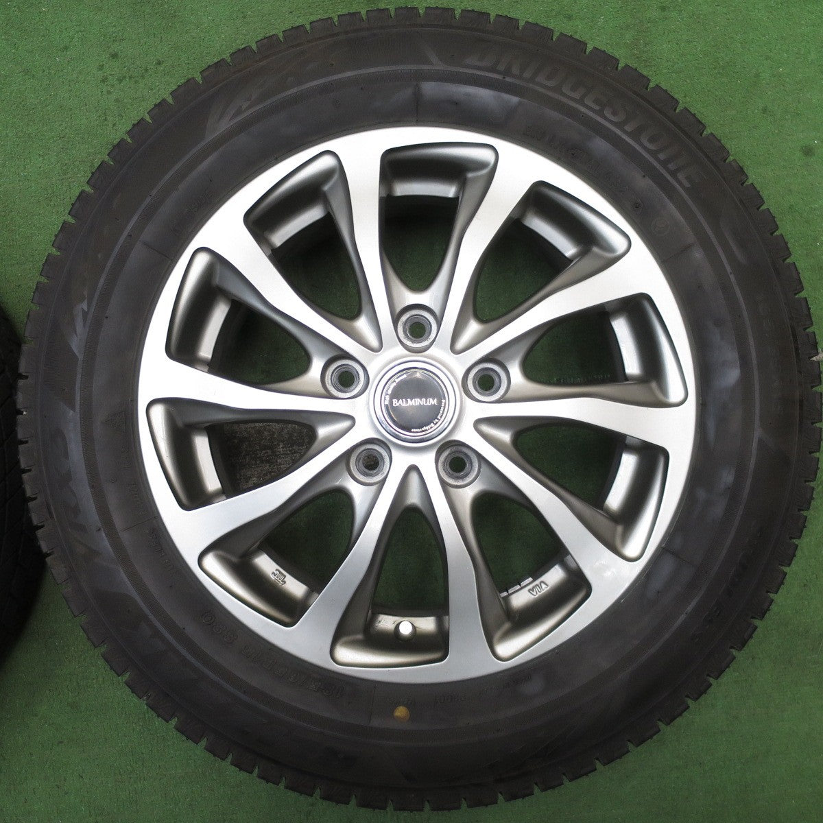 バリ溝!23年!キレイ!9分★スタッドレス 185/65R15 ブリヂストン ブリザック VRX3 BALMINUM バルミナ 15インチ PCD114.3/5H★5091905NJス