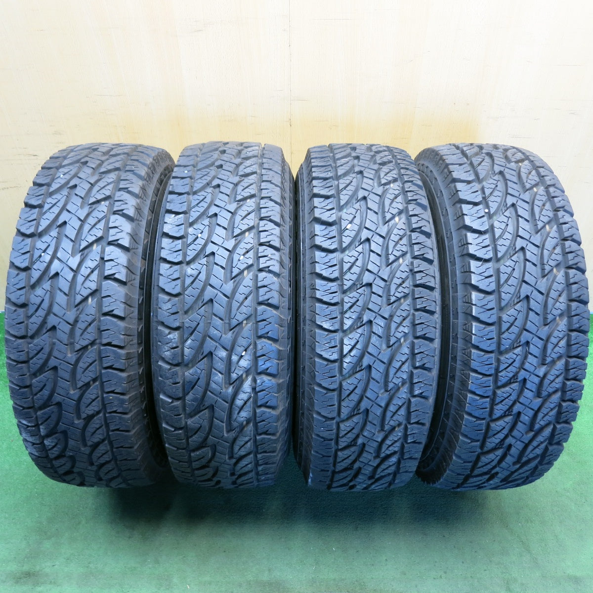 バリ溝!9.5分◎ハマー H3 純正 265/75R16 112/109S ブリヂストン デューラー A/T 694 16インチ PCD139.7/6H◎6072601HAノ