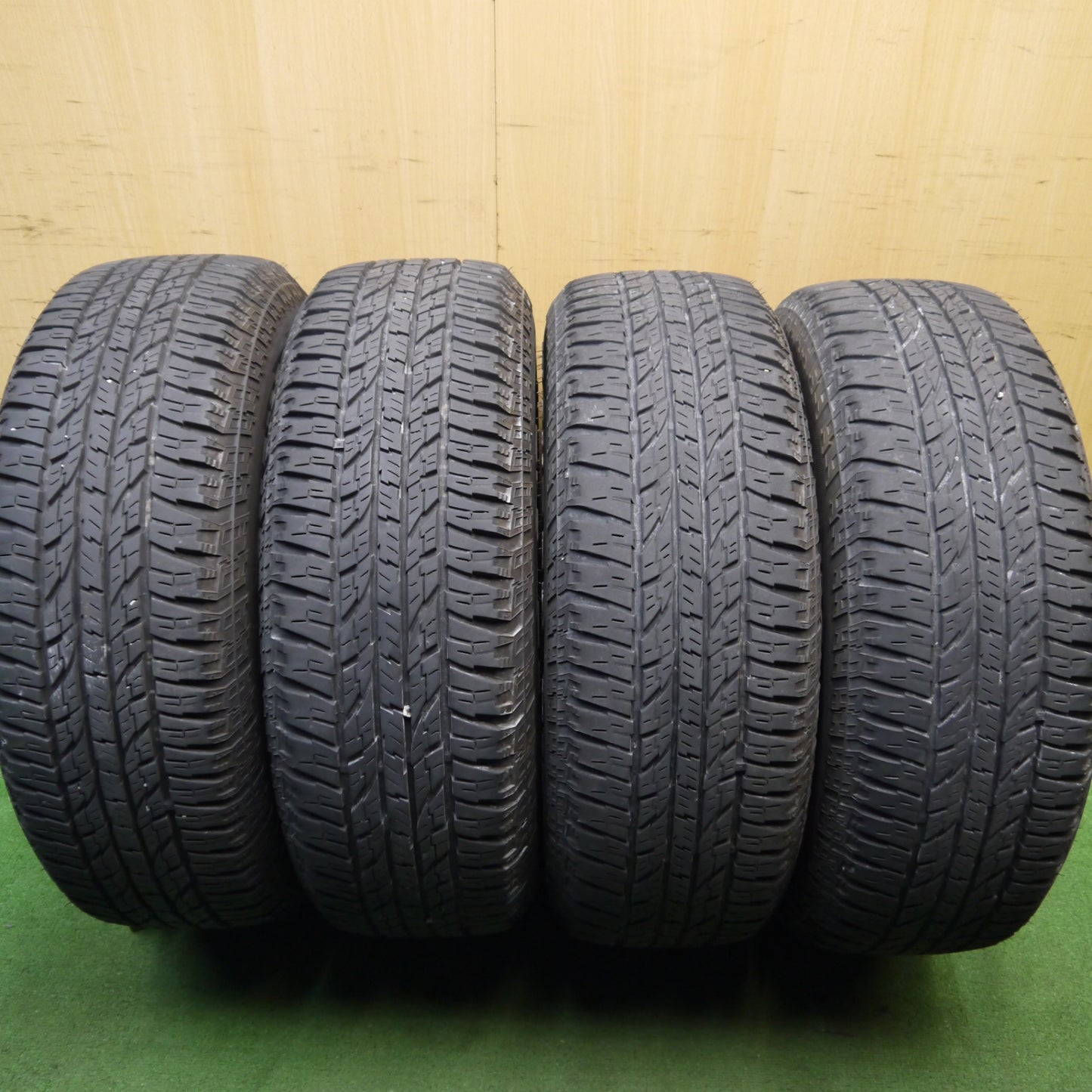 バリ溝!キレイ!9.5分★RAYS DAYTONA FDX-F7 225/70R16 ヨコハマ ジオランダー A/T G015 16インチ レイズ デイトナ PCD114.3/5H★5051209Hノ