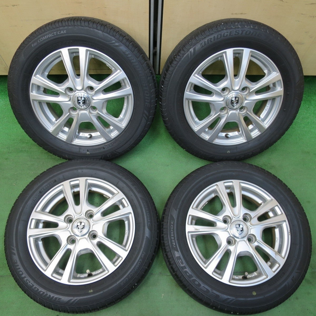ブリジストン エコピア NH100c 155/65r13 ホイールセット 4本