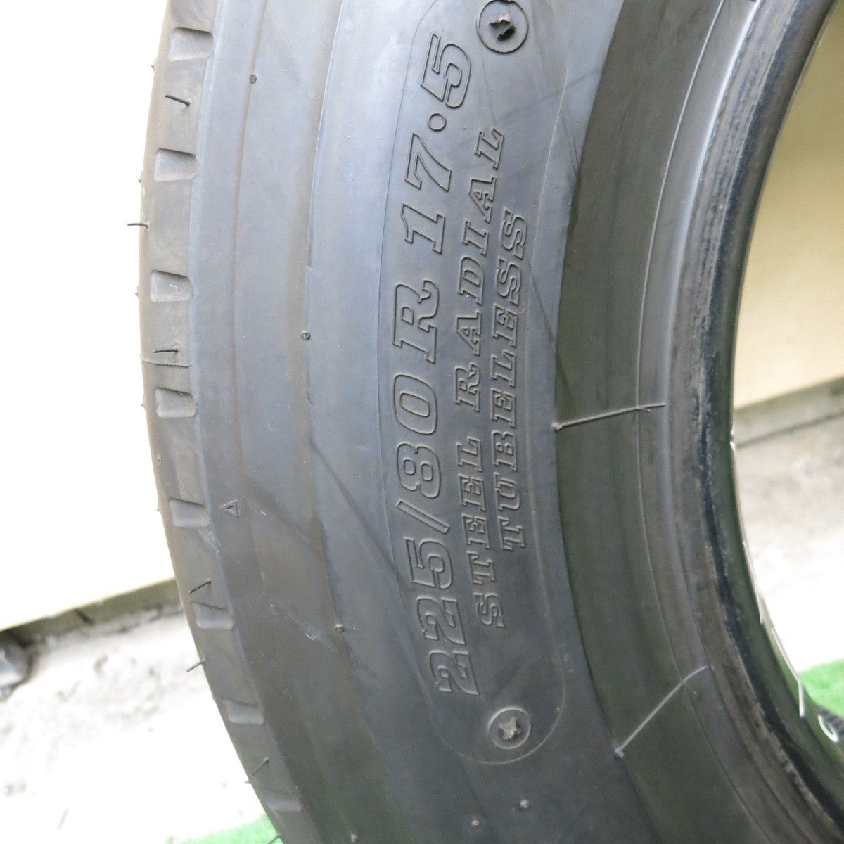 新車外し!25年!1本★トラック タイヤ 225/80R17.5 123/122L ダンロップ SP110 17.5インチ★6010503ナノタ