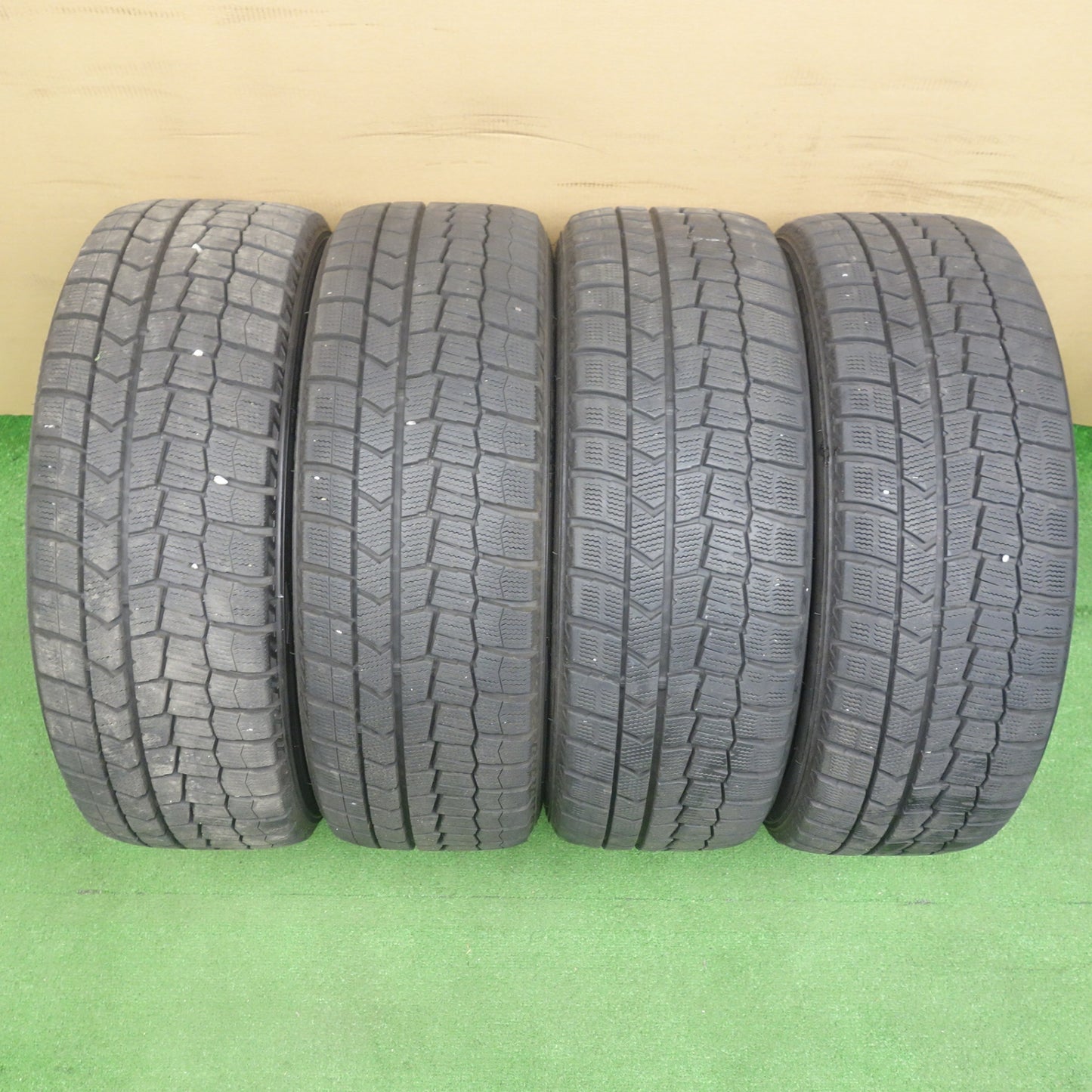 バリ溝!22年!9.5分★プリウス 等 215/45R17 スタッドレス ダンロップ ウインターマックス WM02 G-SPEED Gスピード 17インチ PCD100/5H★6040301KTス