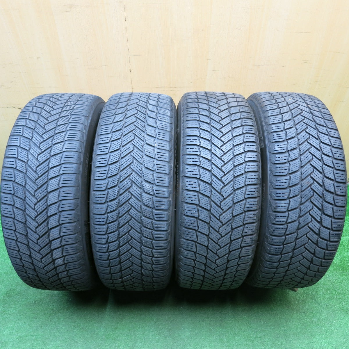 4本価格!21年★ベンツ 等 EUROTECH GL-LINE 235/55R19 スタッドレス ミシュラン X-ICE SNOW SUV ユーロテック GLライン 19インチ PCD112/5H★5112007HAス