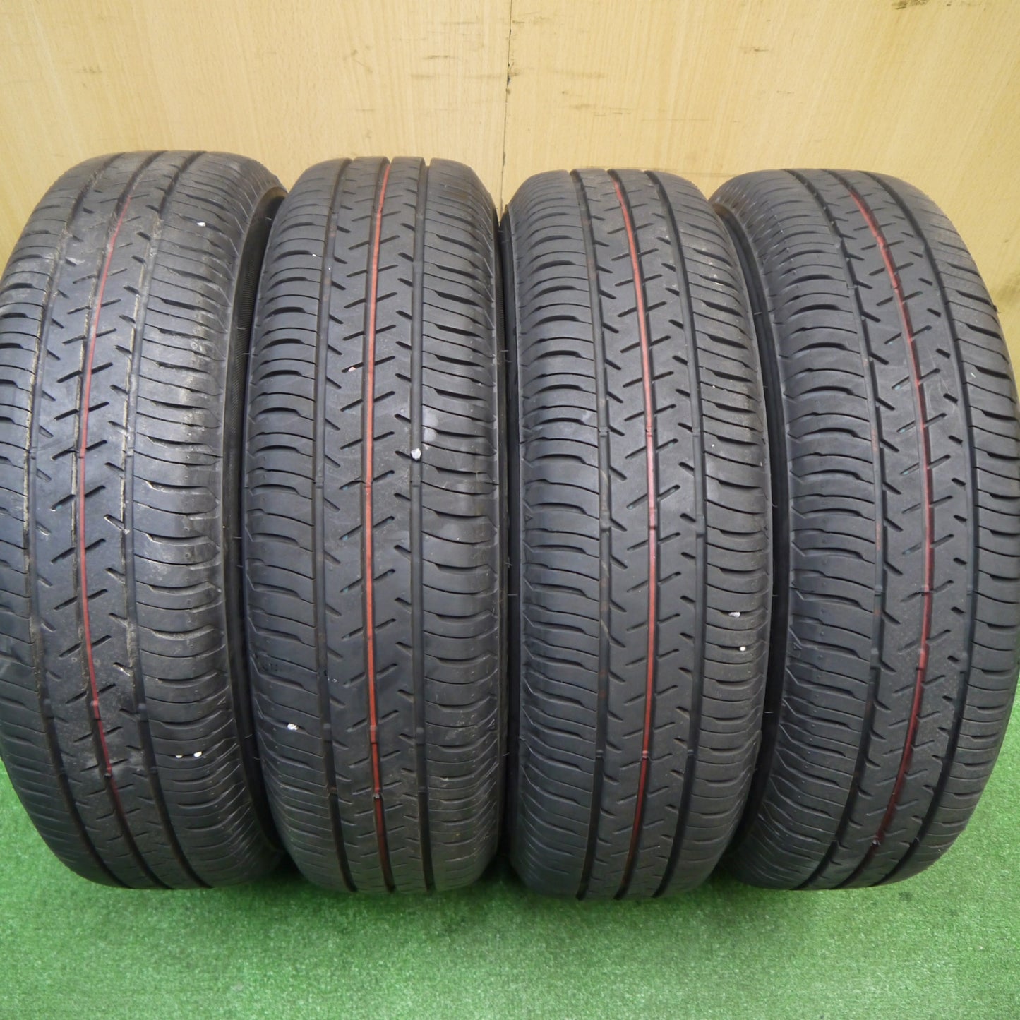 バリ溝!24年!ほぼ10分★155/65R13 セイバーリング SL101 SCHNEIDER シュナイダー 13インチ PCD100/4H★5110709Hノ