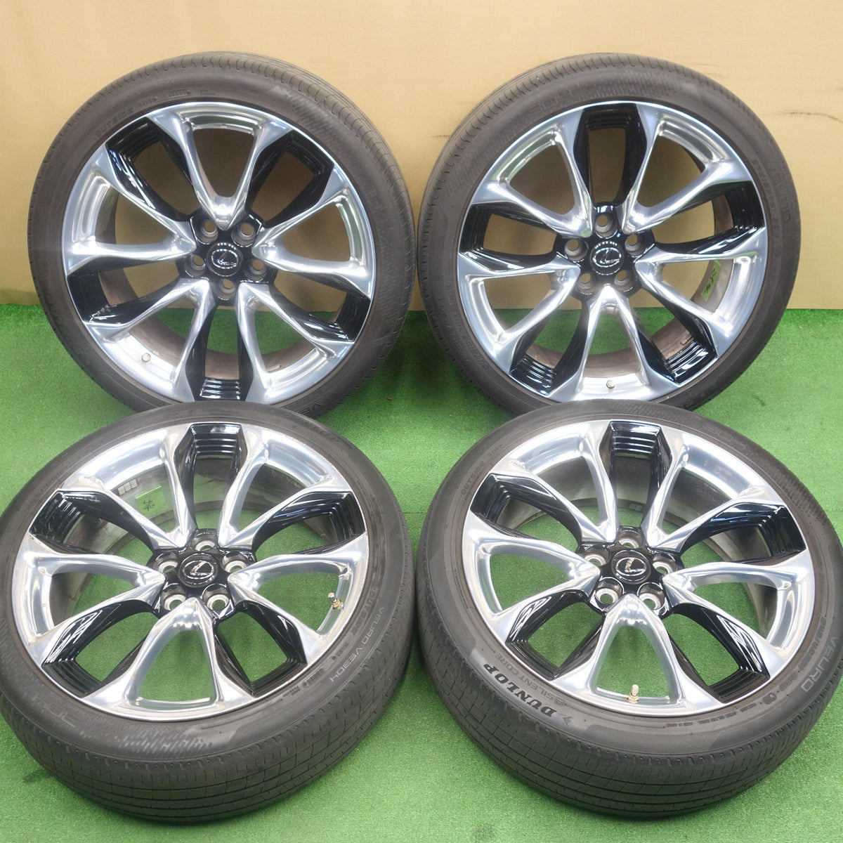 センサー付★レクサス LC 500 h 純正 245/40R21 275/35R21 ダンロップ VEURO VE304 21インチ PCD120/5H★6032502KTノ