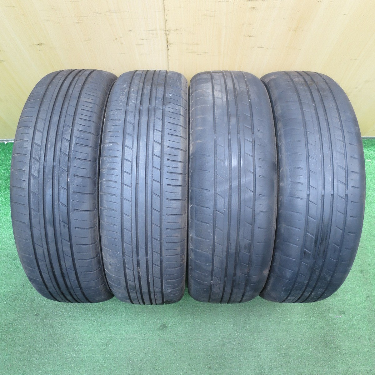4本価格★スズキ MH23S ワゴンR 純正 165/55R15 ヨコハマ エコス ES31 15インチ PCD100/4H★5060206NJノ