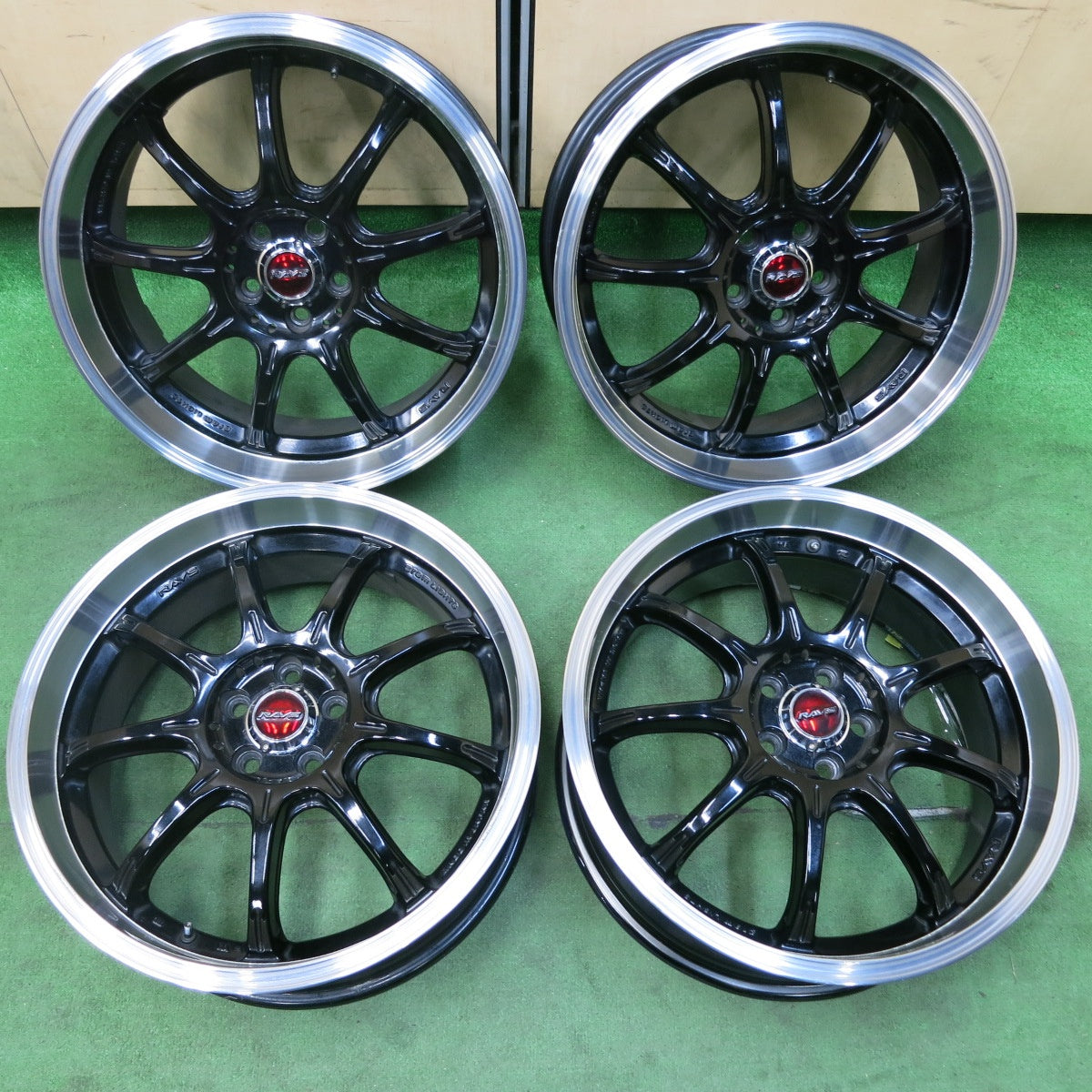 送料無料] 4本価格☆RAYS GRAM LIGHTS 57GAINER 18インチ ホイール 